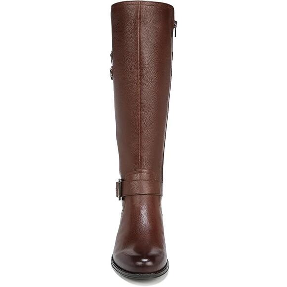 NWT Naturalizer Jessie Wide Calf Knee High Boots Chocolate Size 7W/Wide Calf - Picture 2 of 6